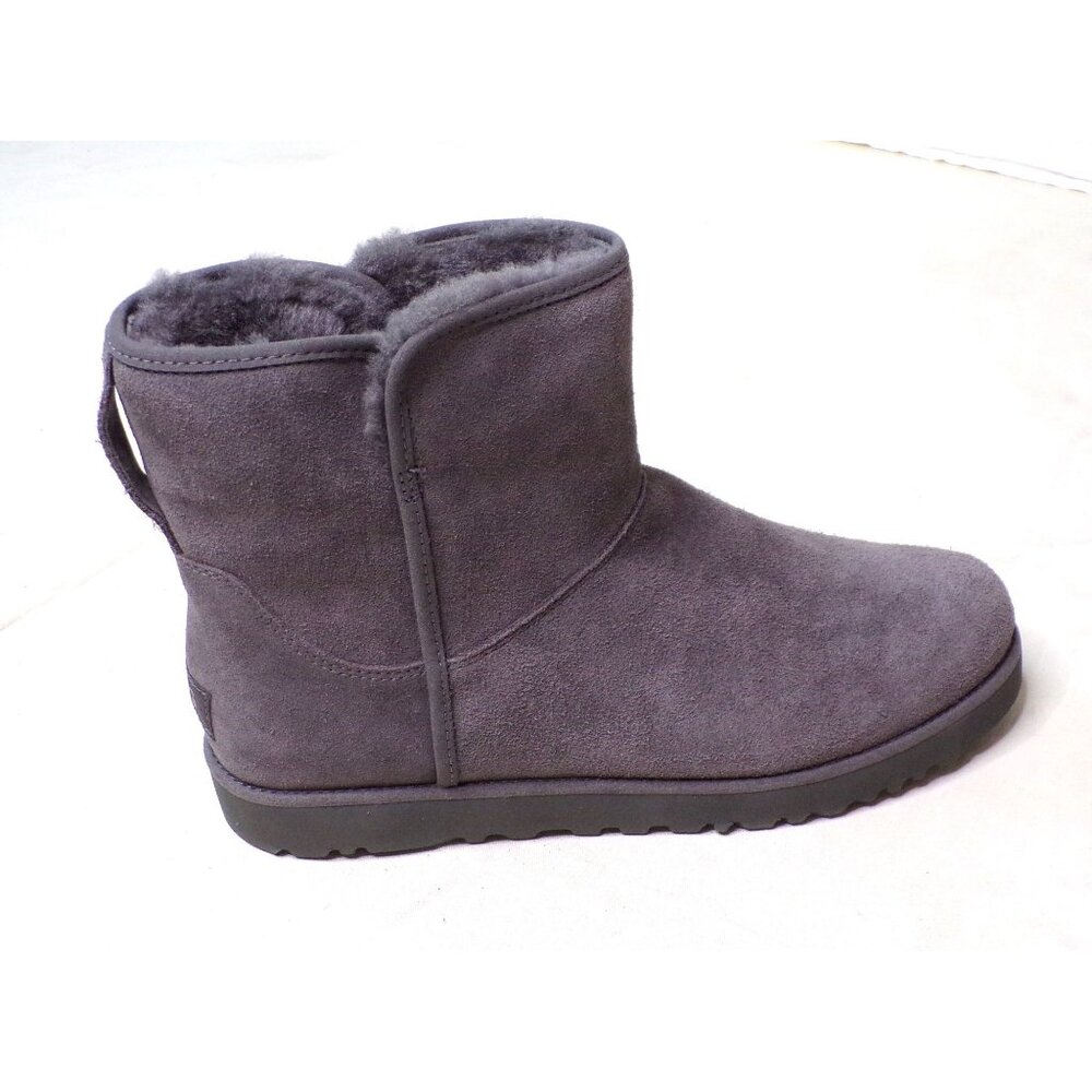 🆕UGG Classic Cory II Genuine Shearling Bootie Boot 11 Gray - Picture 6 of 9
